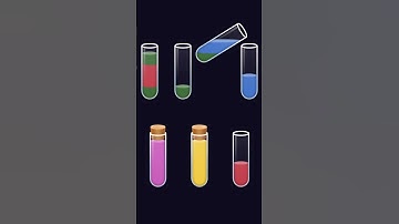 Water Sort Game Money Withdrawal #watersortpuzzlesolution #puzzlegameforkids #kidsgames