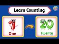 Counting 1 to 20 for Kids 🎉 | Learn Numbers | Toddler Learning Video | Counting in English 