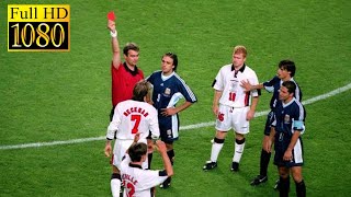 Argentina 2 (4) x (3) 2 England World Cup 1998 | Full highlight -1080p HD | David Beckham