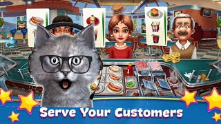 cat works at burger restaurant (Windows 10 cooking fever game walkthrough) screenshot 5