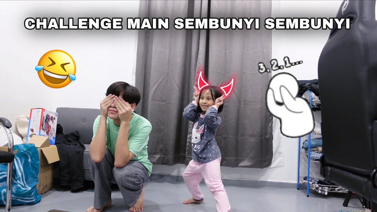 CHALLENGE MAIN SEMBUNYI SEMBUNYI 🤣 AKIDDOS MENANG KE ?😝