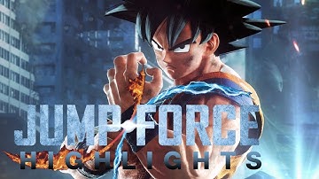 Dragon ball vs Naruto vs One Piece | JUMP FORCE Open Beta Highlights