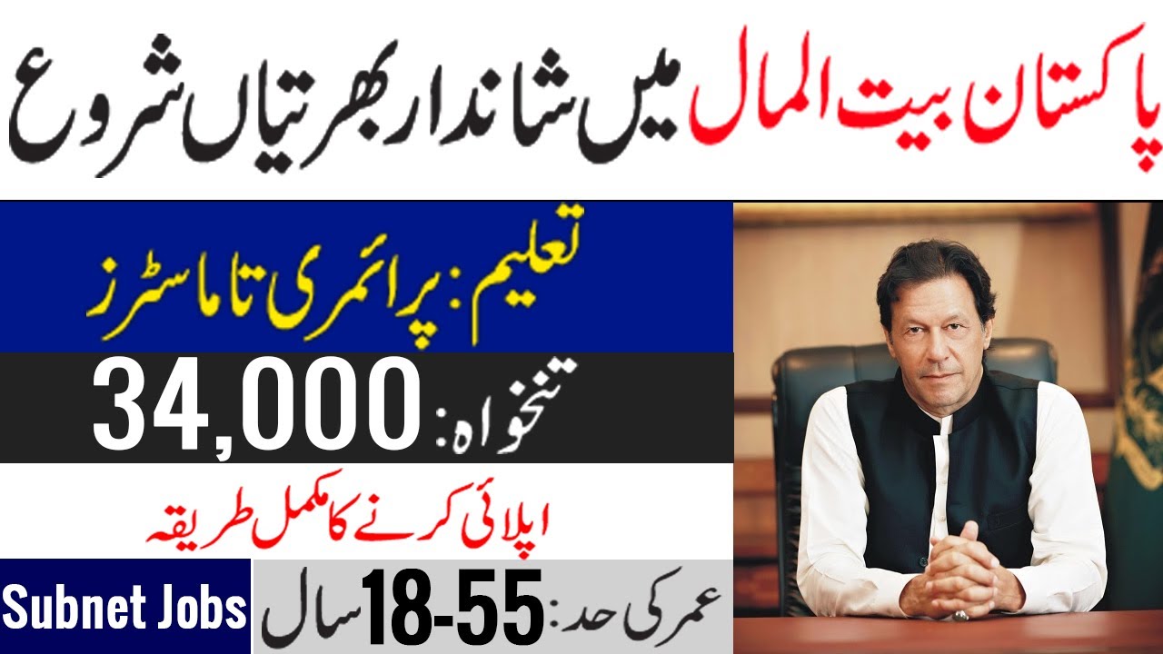 Pakistan Bait ul Mal PBM Jobs 2021 | Pakistan Baitulmal jobs 2021 | Jobs In Pakistan 2021