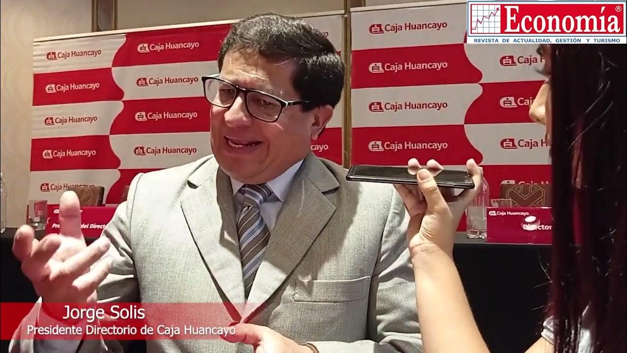 Solis Espinoza, presidente del directorio de Caja Huancayo YouTube