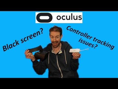 How to fix Oculus Rift S black screen / controller tracking problems