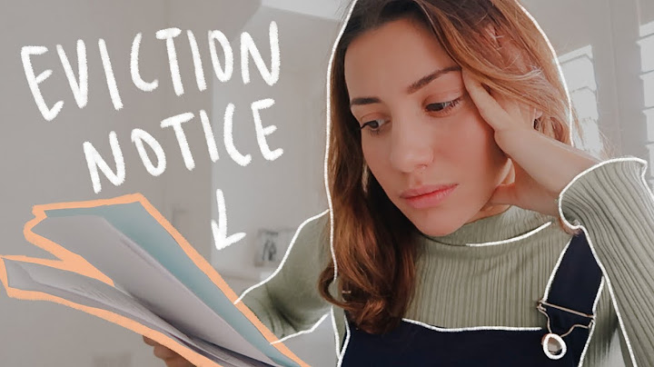 my landlord is evicting me
