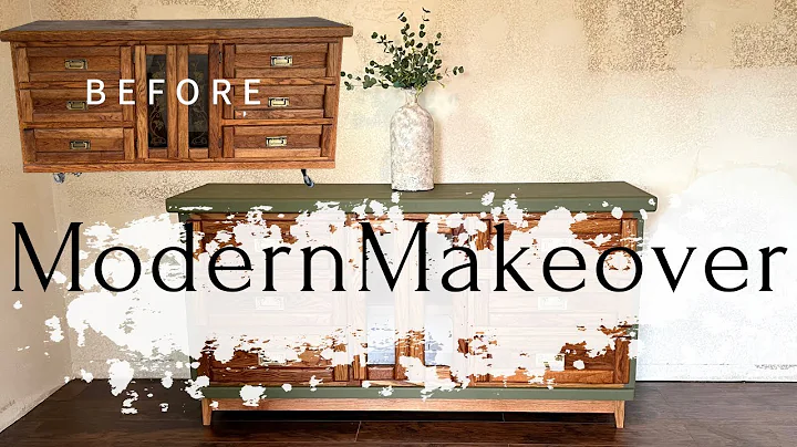 Modern Dresser Makeover | Furniture Restoration an...