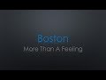 Boston More Than A Feeling Lyrics