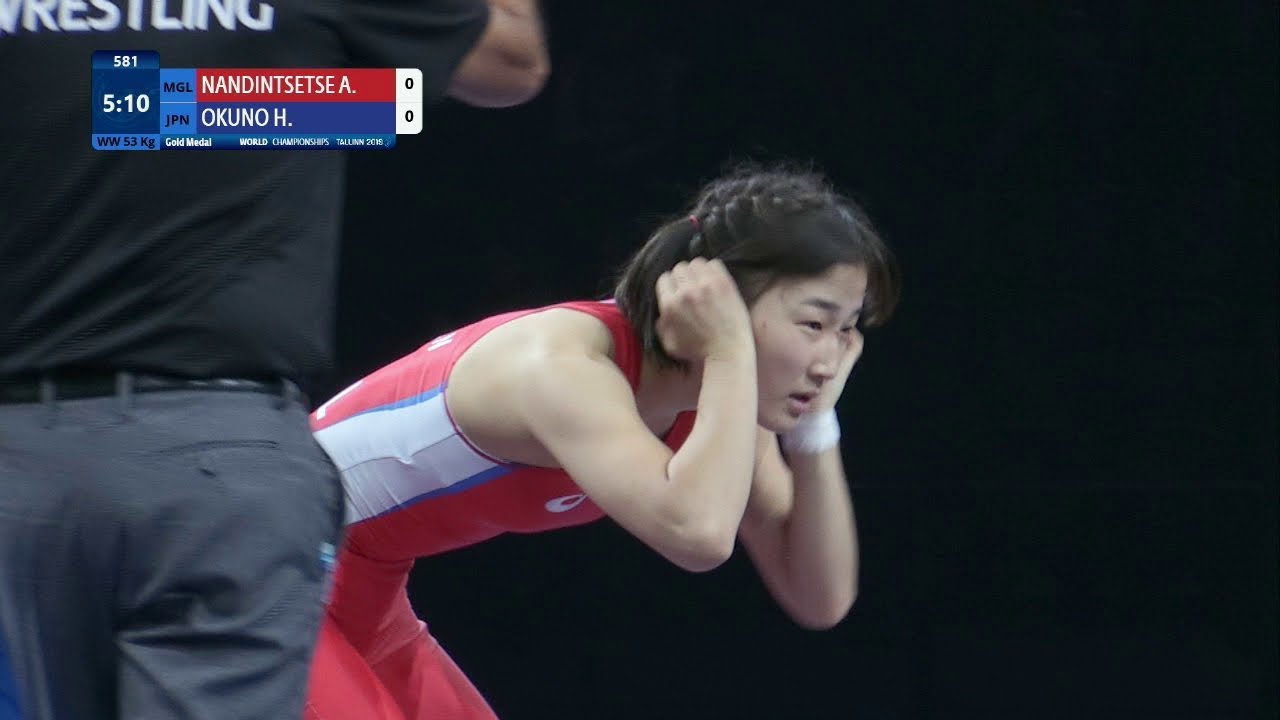 GOLD WW - 53 kg: A. NANDINTSETSE (MGL) v. H. OKUNO (JPN)