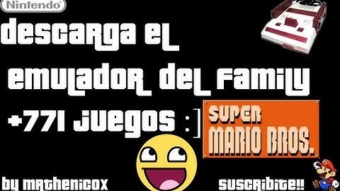 Como Descargar Emulador VirtualNes+771 roms(juegos)