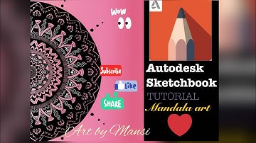 Mandala art 🎨| Autodesk sketchbook |Art by Mansi