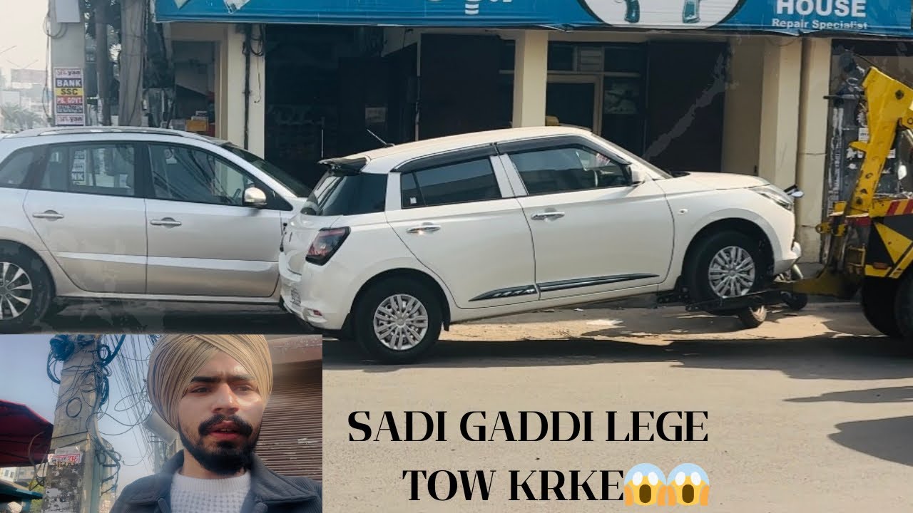 GADDI 🚗LEHGE SADI TOW KRKE 😱GADDI DI KRON GYE C FIRST SERVICE 😕
