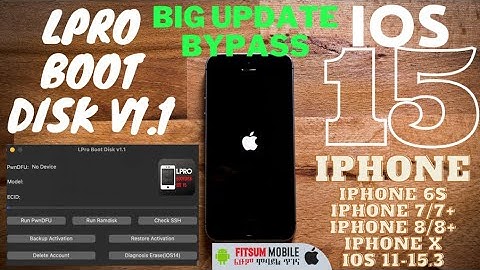 LPRO BOOT DISK V1.1 iOS 15 DISABLED PASSCODE BYPASS iPhone 6s iPhone 7/7+ iPhone 8/8+iPhone X✅2022✅