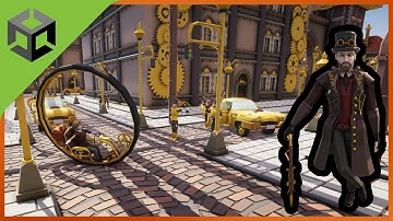 Low Poly Steampunk Environment - New Asset on Unity Asset Store