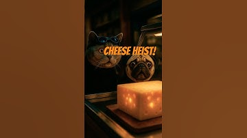 Cheese Heist Gone Wrong! 🧀🐭 | AI-Generated Pug & Cat Adventure