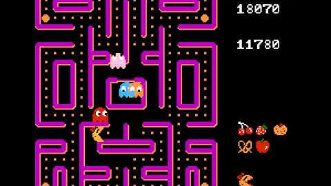 Ms. Pac-Man Plus (NES / Nintendo) - Vizzed.com GamePlay (rom hack)