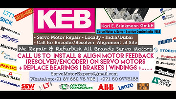KEB Servo Motor Encoder Align Resolver Adjust Repair Dubai UAE Oman Kuwait Qatar Saudi