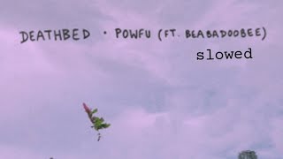 Powfu - death bed (coffee for your head) (Official Video) ft. beabadoobee - (slowed)