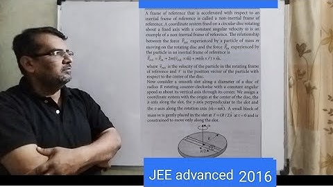 A frame of reference that is accelerated with respect to an inertial frame of reference is called