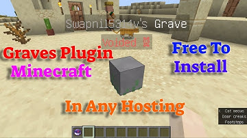 Death chest Plugin | Graves Plugin | Free | Minecraft