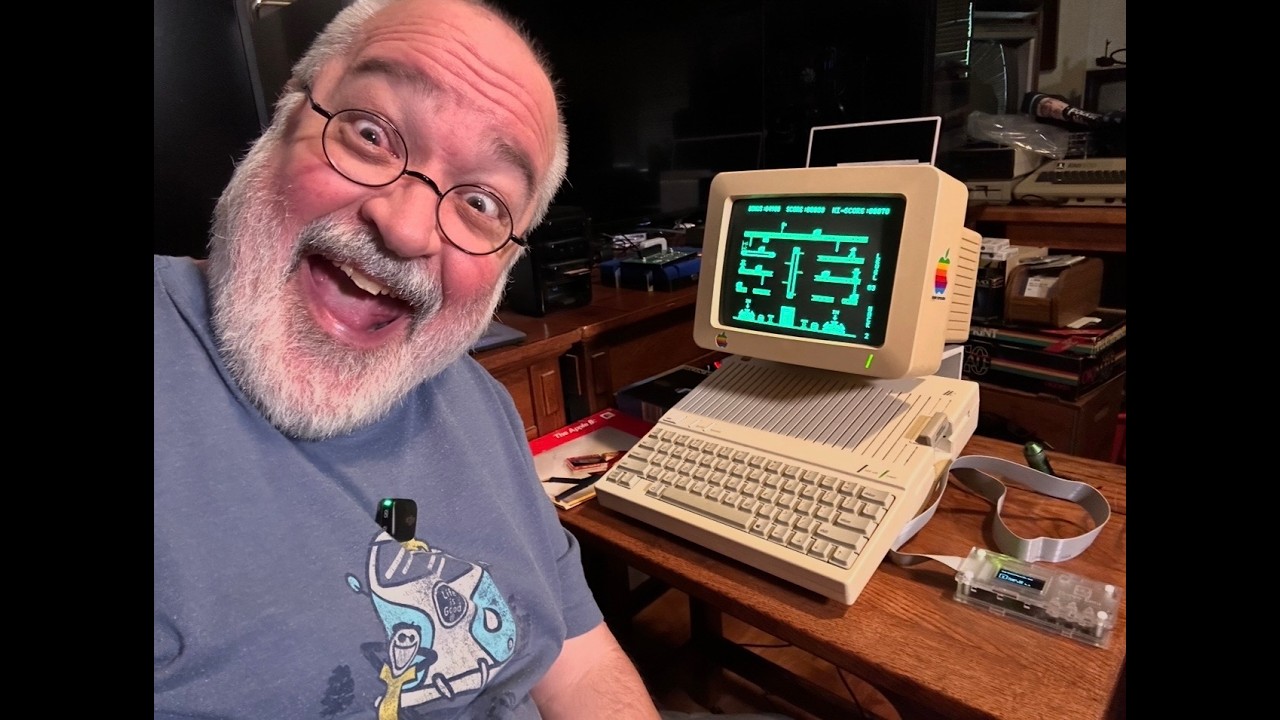 Apple＊Computer＊ノートキューブ＊ヴィンテージ＊未使用 Apple IIc - Welcome To My Family - Introducing My Newest 8bit