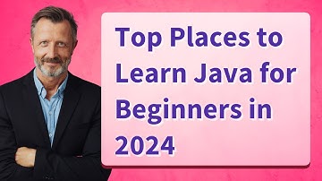 Top Places to Learn Java for Beginners in 2024
