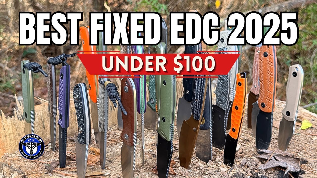 Лучшие ножи с фиксированным лезвием для повседневного ношения 2025 года по цене до 100 долларов —...