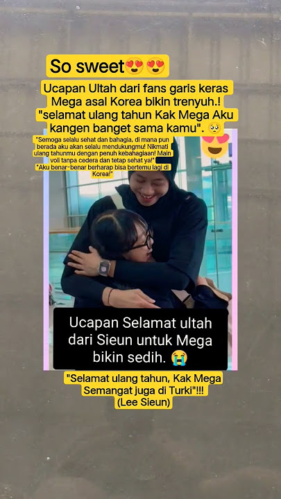 Ucapan Ultah dari fans garis keras Mega asal Korea bikin trenyuh.!