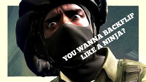 CS GO - How to backflip and frontflip