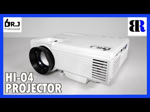 Dr. J Professional Hi-04 Projector Unboxing Set Up