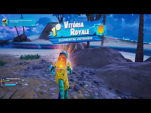 Vitória no Fortnite capitulo 7 temperatura 3