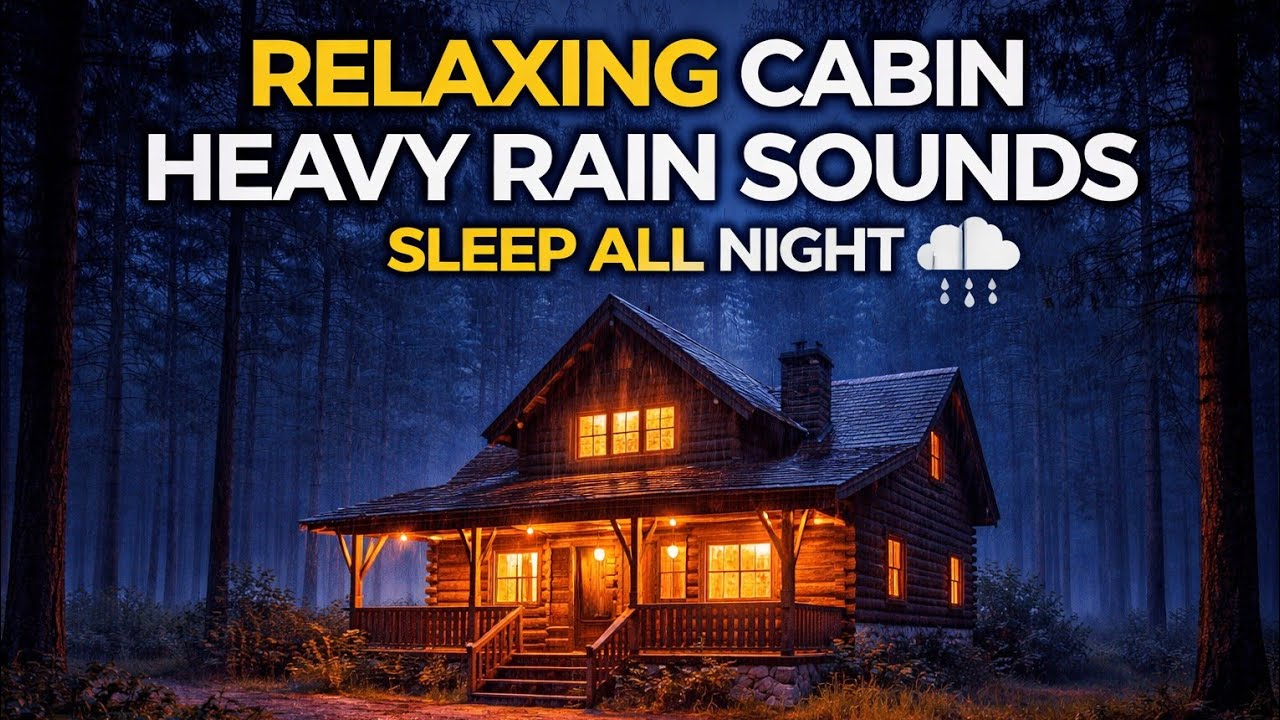 Rain Sound for Deep Sleep 🌧️ Relaxing Rain Ambience All Night