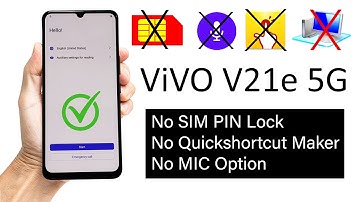 ViVO V21e 5G (v2055)  Google/ FRP Bypass (Without PC) 🔥🔥🔥100% Working