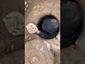 #great discovery during excavation! we found gold and coins hidden in khorasan#treasure#viral#short#