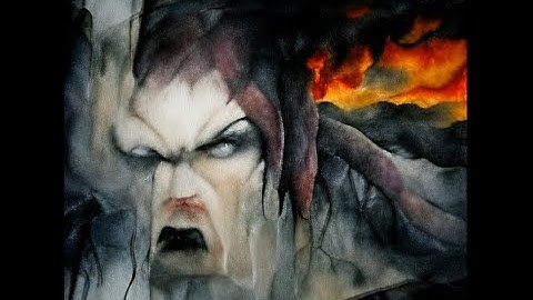 Seven Deadly Sins watercolor Text-to-Image recursive zoom movie