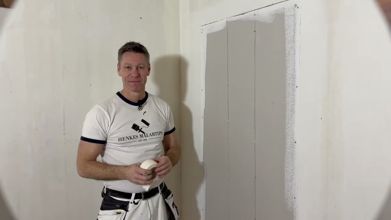 Spackla grundmålad vägg-henkesmålartips.se