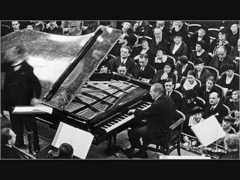 Paul Wittgenstein plays Ravel - Piano Concerto for the Left Hand (2/2)