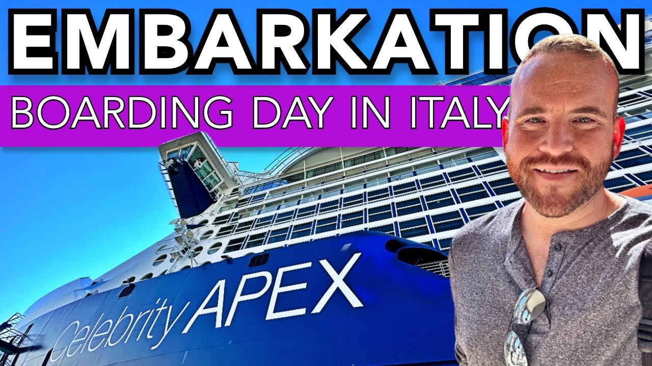CELEBRITY APEX Embarkation in Rome - Cruising to Israel! (But there’s a problem)