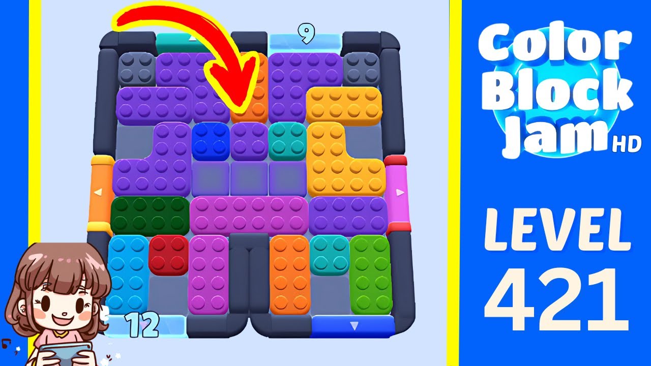 JAM セルコード4セット Color Block Jam Level 421 Solution Walkthrough - YouTube