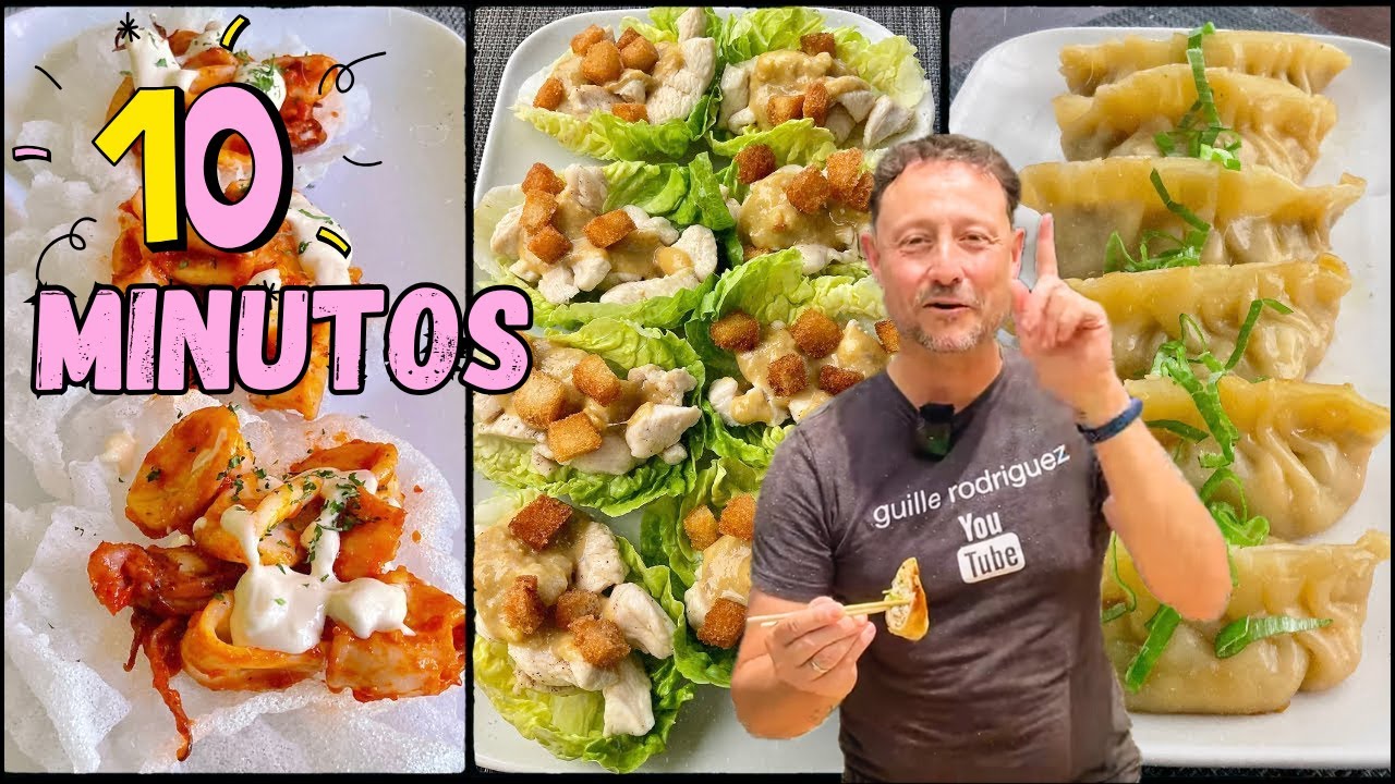 3 IDEAS DE CENAS💡Fáciles, Rápidas y Divertidas 😃 - GUILLE RODRIGUEZ