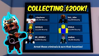 Collecting 200,000 Total Bounty Criminals In Roblox Jailbreak Roblox Jailbreak