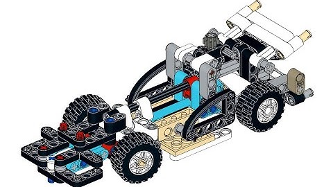 LEGO® 42133 Alternate Build - Technic Telehandler - Racer F1