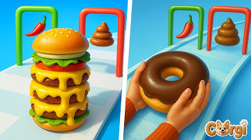 Burger Master VS Bakery Stack - All Levels Satisfying Walkthrough Gameplay