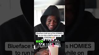 Blueface treats his FRIENDS like SERVANTS 😭💔 #blueface #rap #chriseanrock