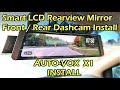 AUTO-VOX X1 Fullscreen LCD Rearview Mirror Dashcam INSTALL