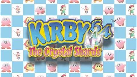 Kirby 64: The Crystal Shards - Mini Game Select