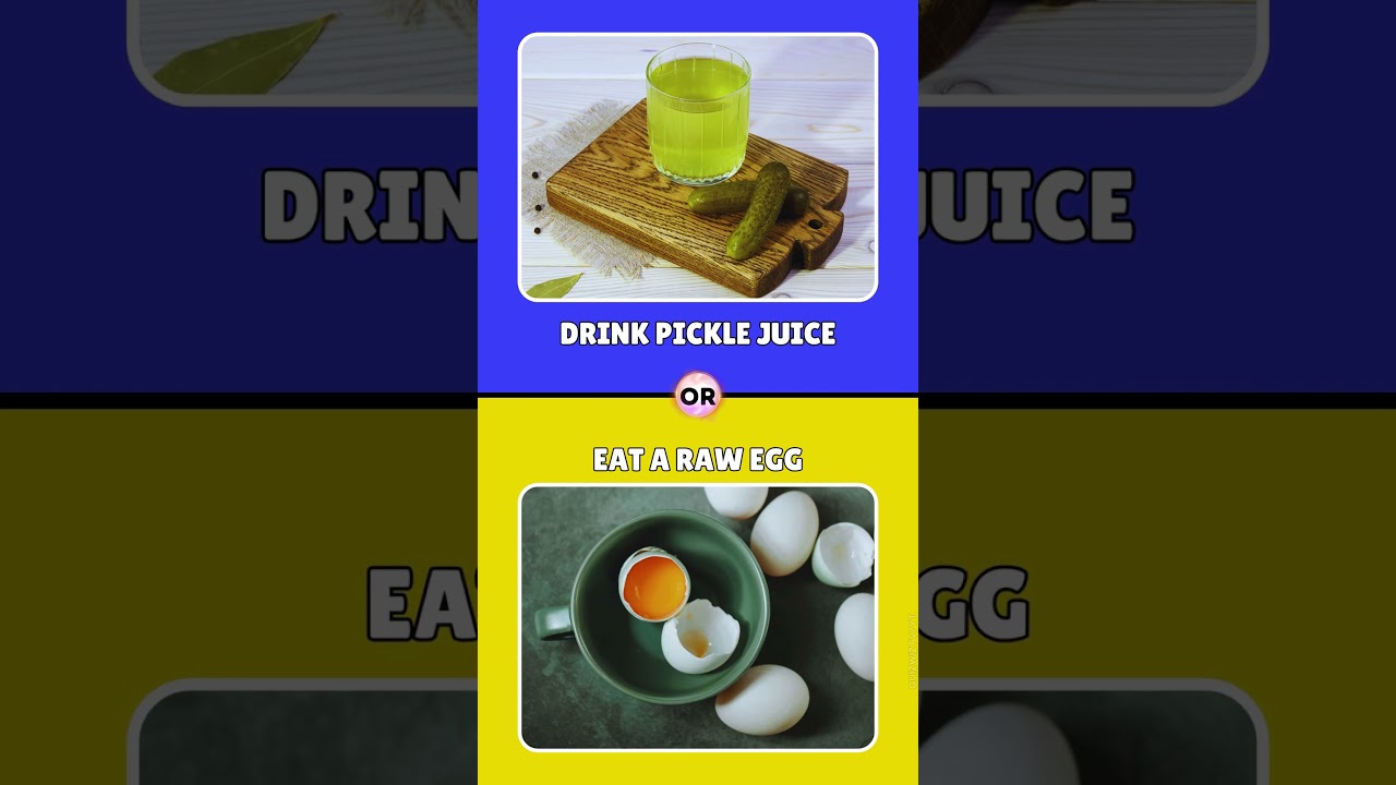 Impossible Food Choices!! 🍔🤢 | Would You Rather?! | 