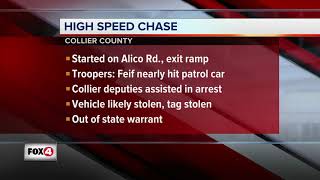 Kansas pair arrested after 2-county high speed police chase ends in Naples