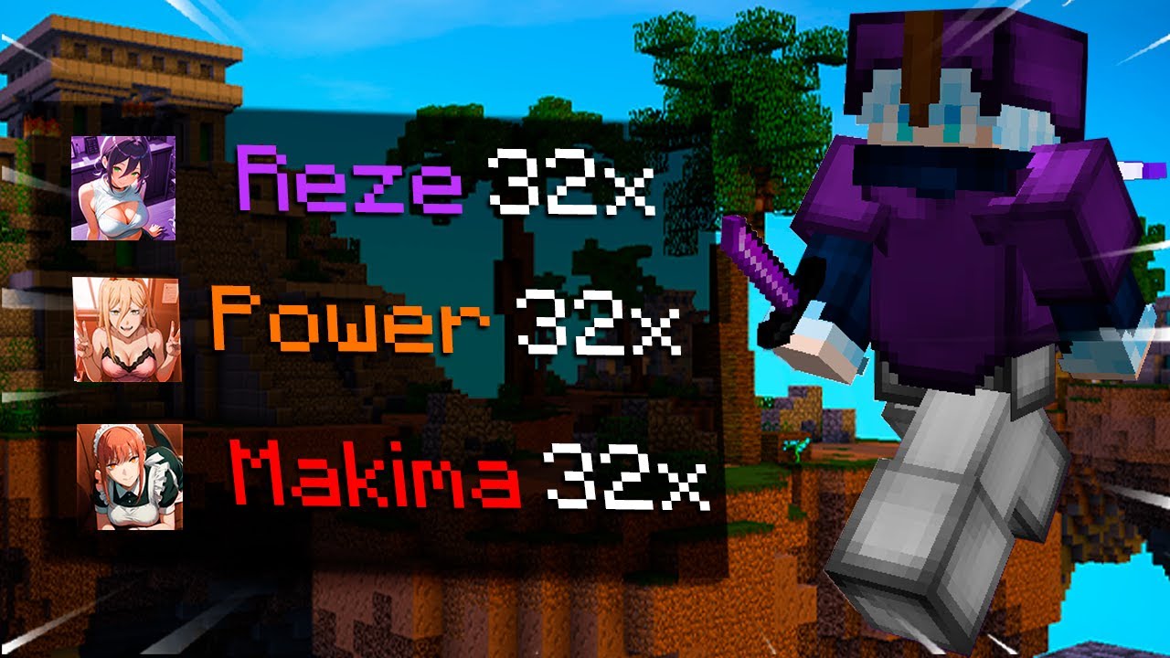 Top 3 BEST Anime Bedwars Texture Packs 32x (1.8.9) | FPS Boost ...