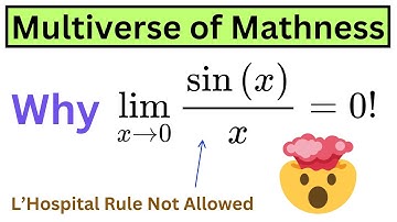 No ONE Explains Why Limit sin(x)/x = 1 like this!
